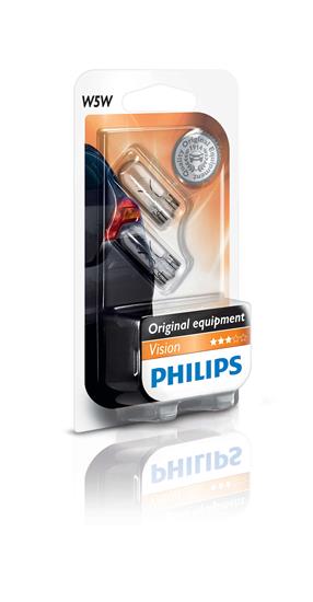 Philips Vision W5W (12961) (2 stk)