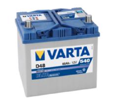 Bilbatteri Varta D48 60 amp (560 411 054 3132)