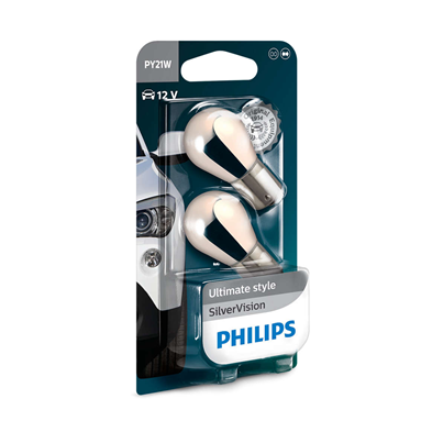 Philips SilverVision PY21W (2 stk) (12496)