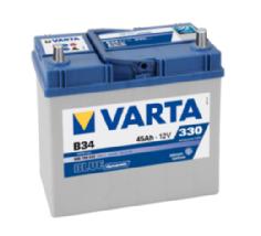 Bilbatteri Varta B34 45 amp (545 158 033 3132)