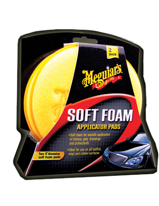 Meguiars Soft Foam Applicator Pads, 2 stk