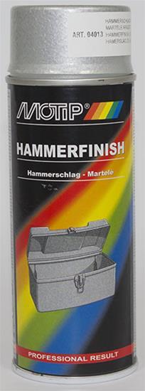Motip Hammerlak spray, Sølv, 400 ml