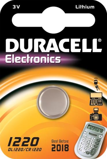Knapcelle Batteri Duracell 1220, 1 stk