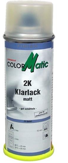 Color Matic 2K Klarlak Spray Mat, 200 ml