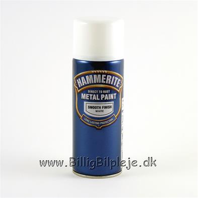 Hammerite Smooth Finish - Hvid - 400 ml. Spray