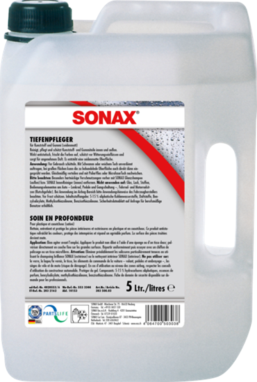 SONAX Kunststof - & Gummipleje Glans, 5 ltr
