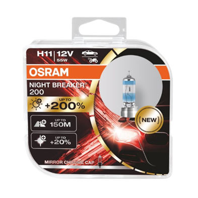 Osram - Nightbreaker Laser H11, +200% - 2stk
