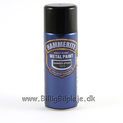 Hammerite Hammerlak Sort - 400 ml. Spray