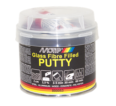 Motip Glasfiberspartel 250 gr, inkl. hærder