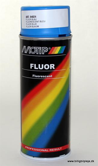 Selvlysende fluorescerende Maling Blå Motip,400 ml