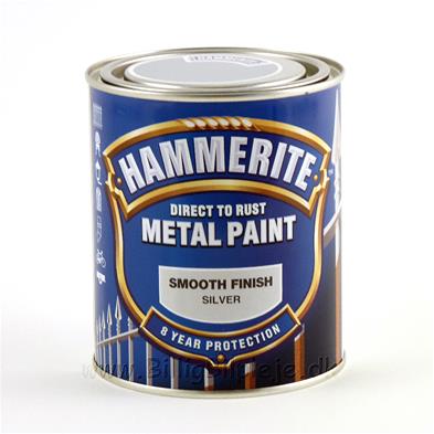 Hammerite Smooth Finish - Sølv - 250 ml.
