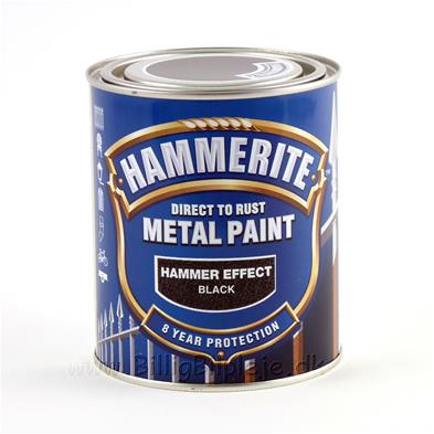 Hammerite Hammerlak Sort - 2.5 liter