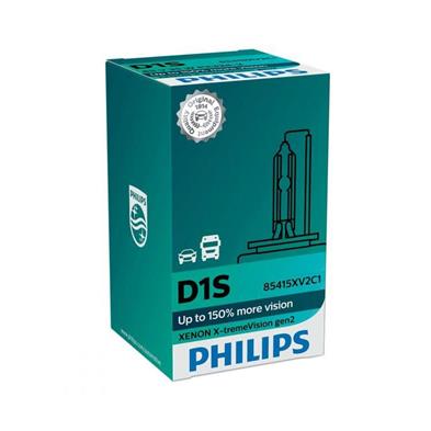 Philips Xenonpærer D1S Xtreme Vision Gen2 150% mere lys, 1 stk
