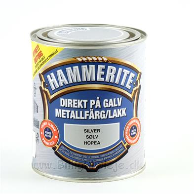 Hammerite Direkte På Galvaniseret - Sølv - 750 ml.