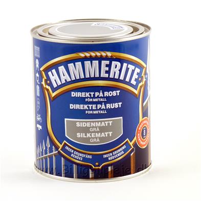 Hammerite Semi Mat - Grå - 750 ml.