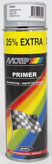 PRIMER SPRAY MOTIP - GRÅ, 500 ML.