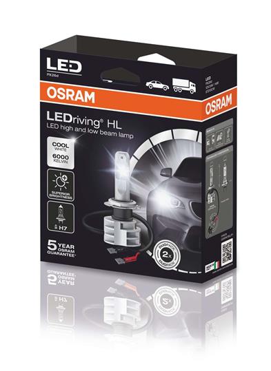 Osram LEDriving H7, til levering, Billigbilpleje.dk