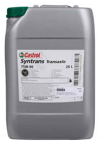 Castrol Syntrans Transaxle 75W-90, 20 ltr