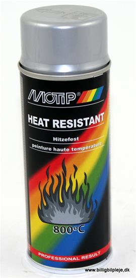 Motip Varmebestandig Maling Sølv, 400 ml.