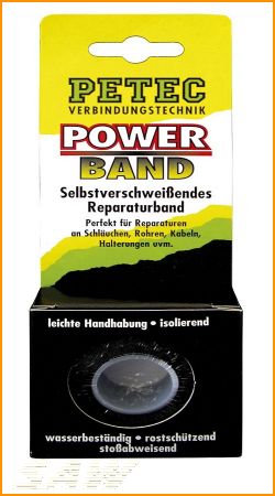 Selv vulkaniserende tape, 19mm x 5 mtr (PETEC)