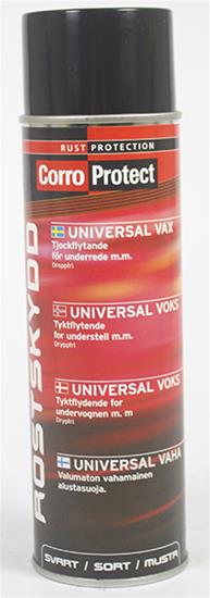 Universal beskyttelse sort voks, 500 ml