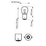 Philips Vision P21W (2 stk) (12498)
